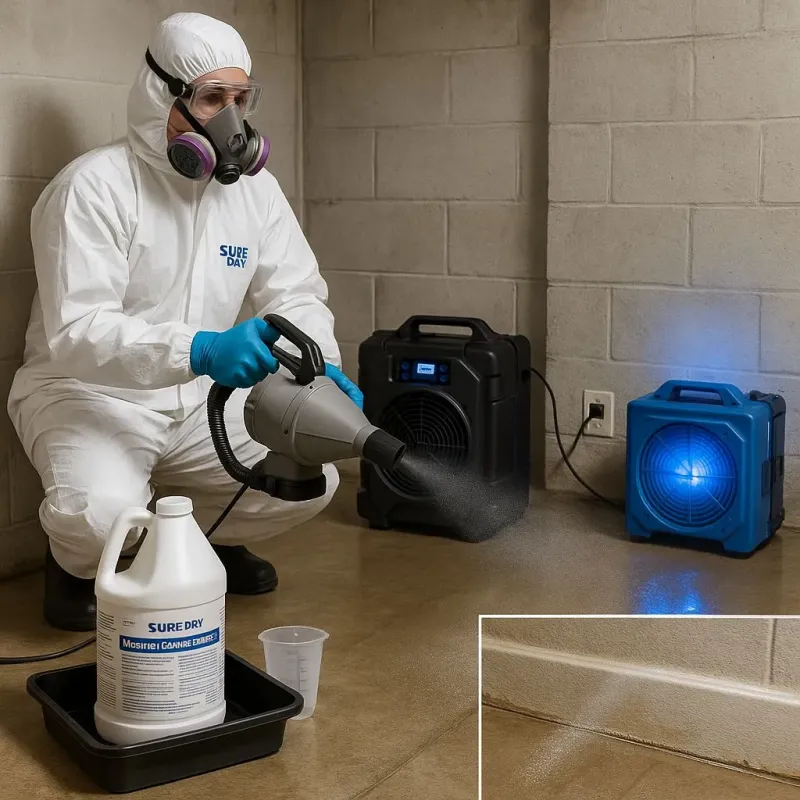 Sanitization and Odor Removal process in De Pere, WI