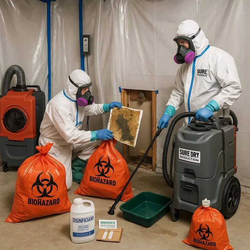 Contaminated Water Handling Protocols process in De Pere, WI