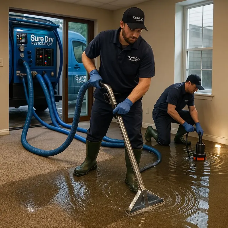 Water Extraction and Removal process in De Pere, WI